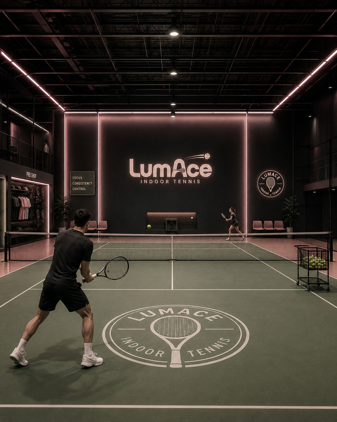 Training in session on Court 02